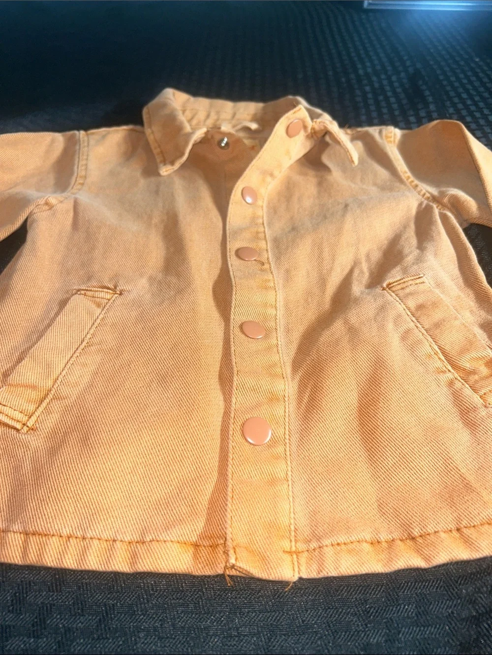 NWT Cat & Jack Toddler Denim Jacket - Brown / Tan